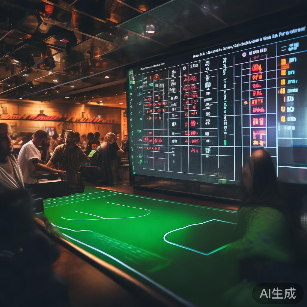 比分预测
这是较为复杂但也更具挑战性的投注方式。